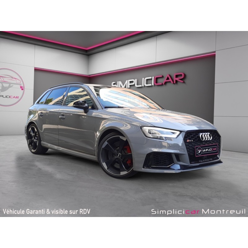 AUDI RS3 SPORTBACK 2.5 TFSI 400 S tronic 7 Quattro SANS FAP