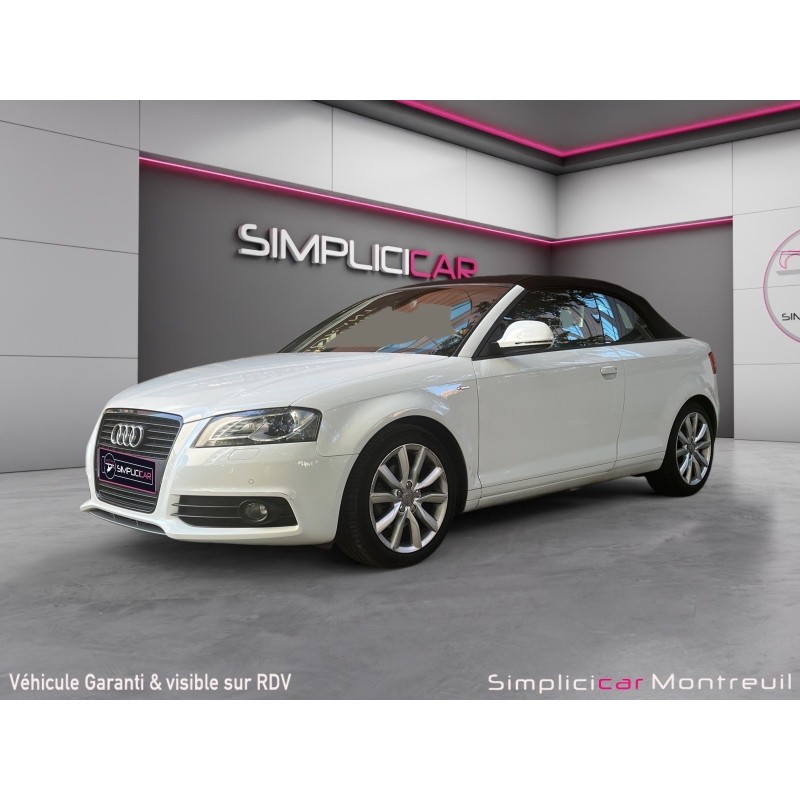 AUDI A3 CABRIOLET 1.8 TFSI 160 S Line S-Tronic A AUTO CARPLAY  GARANTIE 12 MOIS