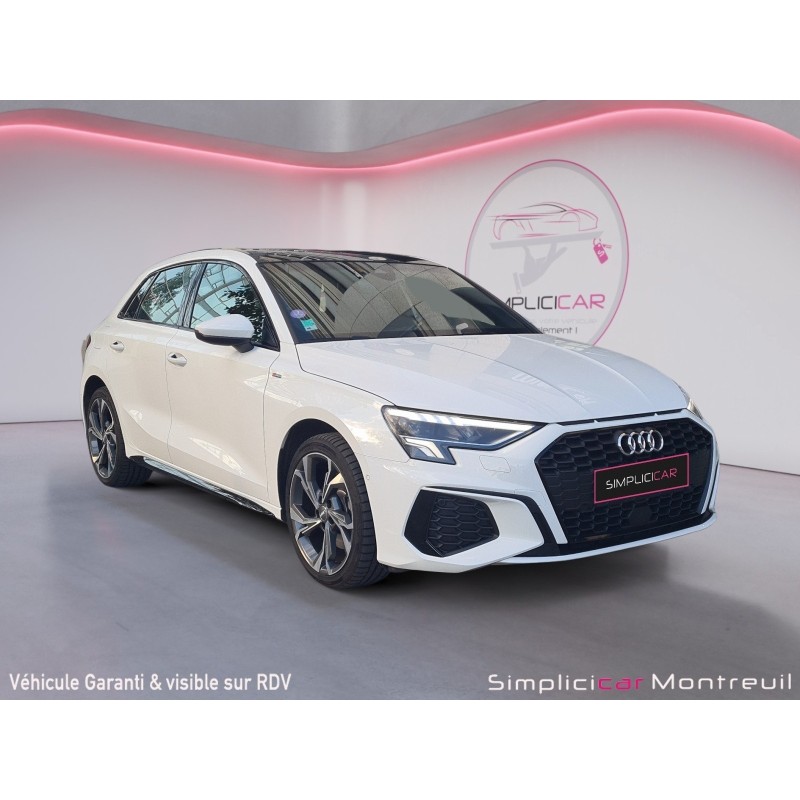 AUDI A3 SPORTBACK 40 TFSIe 204 S tronic 6 Plug in Hybrid S Line Toit ouvrant.