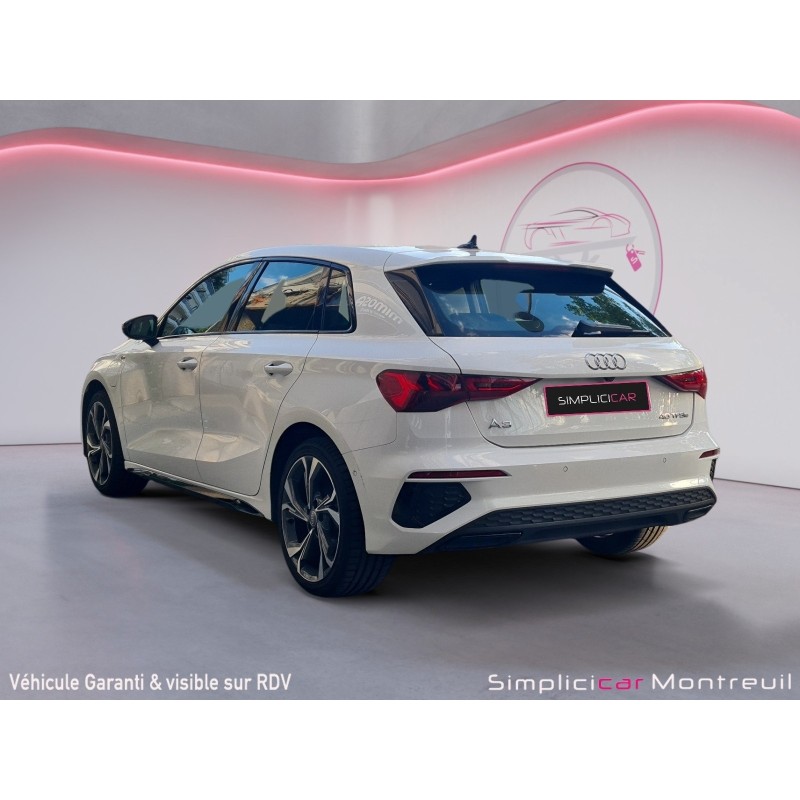 AUDI A3 SPORTBACK 40 TFSIe 204 S tronic 6 Plug in Hybrid S Line Toit ouvrant.