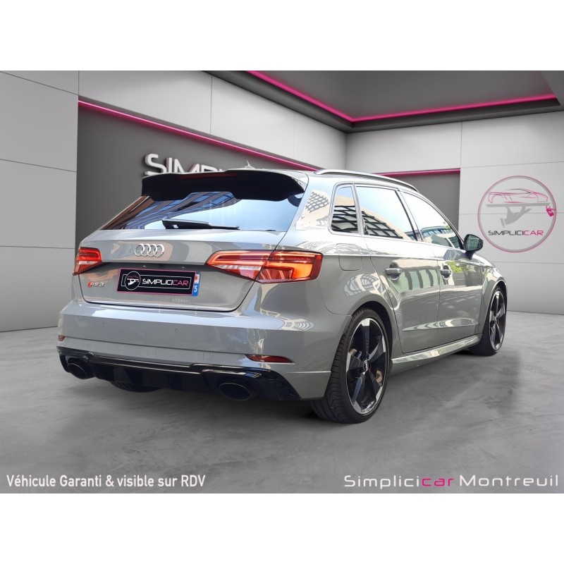 AUDI RS3 SPORTBACK 2.5 TFSI 400 S tronic 7 Quattro SANS FAP FRANCAISE