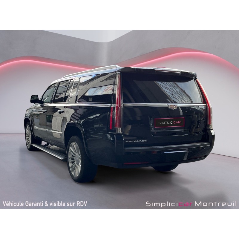 CADILLAC ESCALADE ESV 6.2 V8 426 AWD Platinium  A GARANTIE 12 MOIS FULL OPTIONS ENTRETIENS COMPLET.