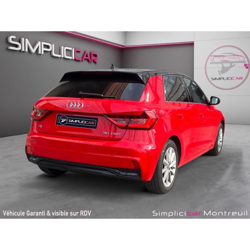 AUDI A1 SPORTBACK 30 TFSI 116 ch S tronic 7 Design Luxe, Apple CarPlay entretien ok