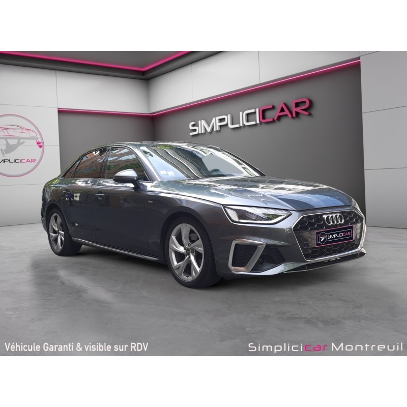 AUDI A4 A4 35 TDI 163 S tronic 7 S line/TOIT OUVRANT/BOITE AUTOMATIQUE/GARANTIE 12 MOIS
