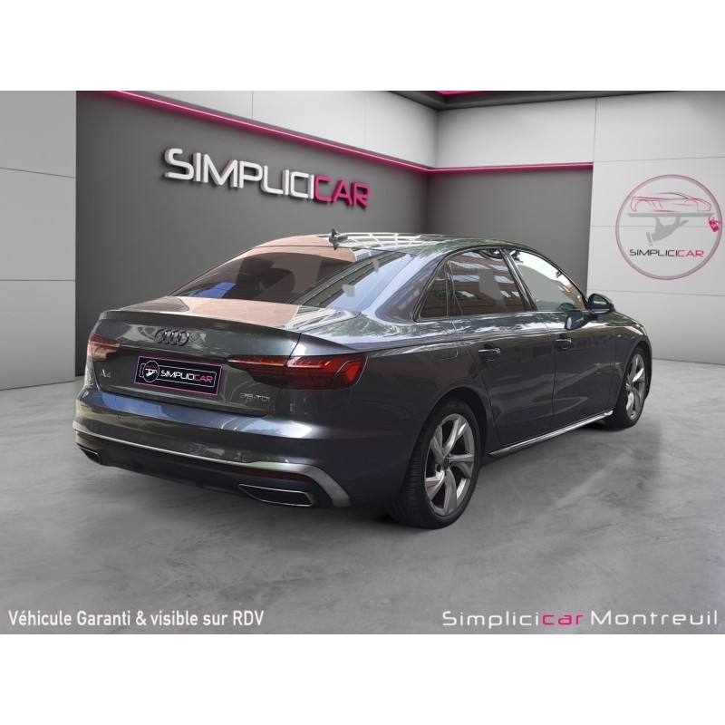 AUDI A4 A4 35 TDI 163 S tronic 7 S line/TOIT OUVRANT/BOITE AUTOMATIQUE/GARANTIE 12 MOIS