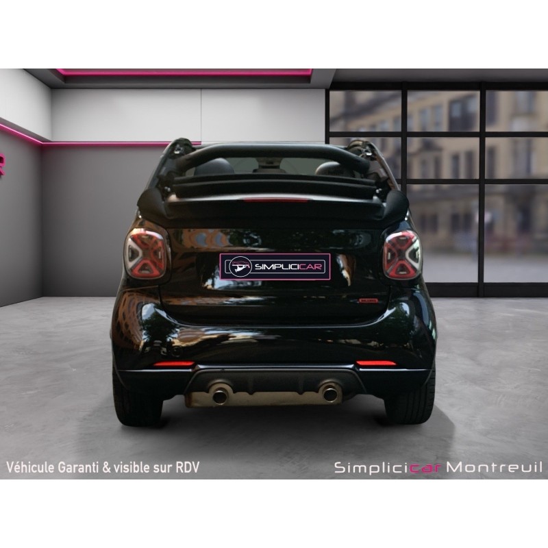 SMART FORTWO CABRIO 0.9 90 ch SS BA6 Prime caméra led style brabus garantie 12 mois