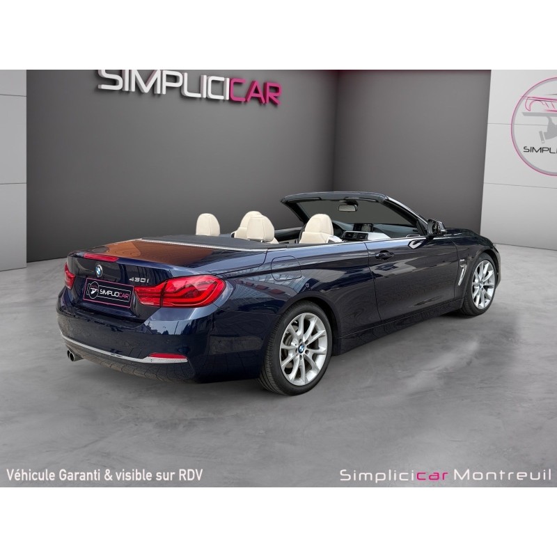 BMW SERIE 4 CABRIOLET F33 LCI 430i 252 ch BVA8 Luxury/ FULL ENTRETIEN BMW