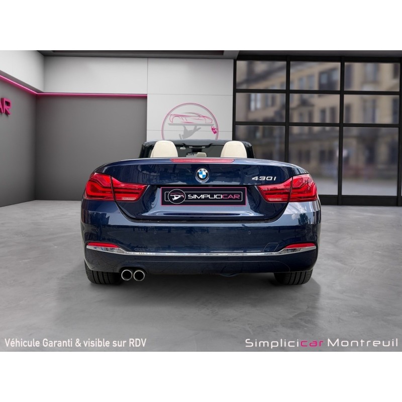 BMW SERIE 4 CABRIOLET F33 LCI 430i 252 ch BVA8 Luxury/ FULL ENTRETIEN BMW