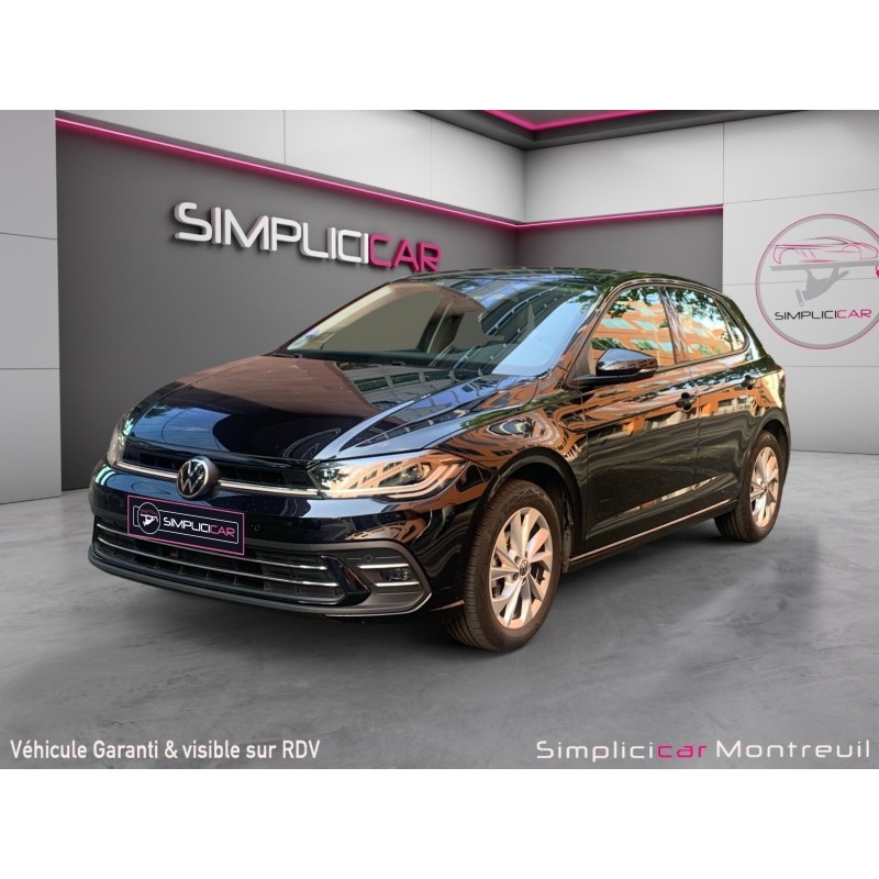 VOLKSWAGEN POLO 1.0 TSI 95 SS BVM5 Style GARANTIE 12 mois CAMERA APPLE CARPLAY