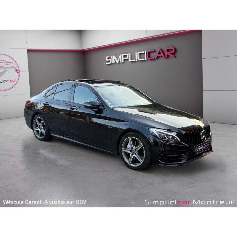 MERCEDES CLASSE C 350 e 7G-Tronic Plus SPORTLNE/GARANTIE 12 MOIS/ ENTRETIEN COMPLET MERCEDES/CAMERA 360/GPS/INTERIEUR CUIR