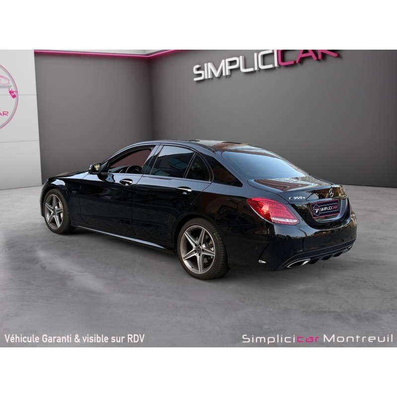 MERCEDES CLASSE C 350 e 7G-Tronic Plus SPORTLNE/GARANTIE 12 MOIS/ ENTRETIEN COMPLET MERCEDES/CAMERA 360/GPS/INTERIEUR CUIR