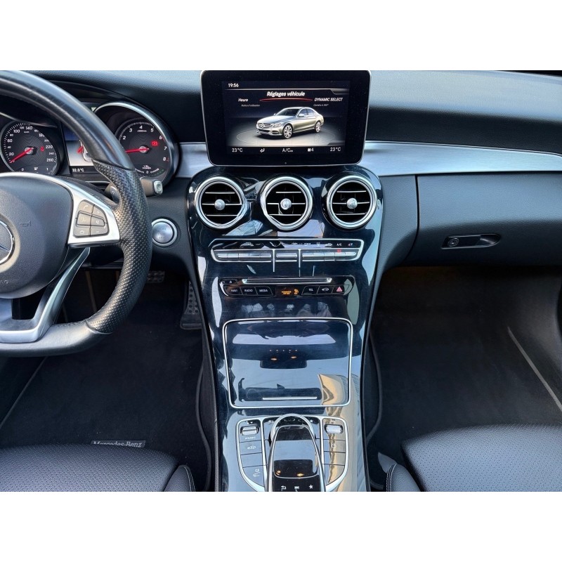 MERCEDES CLASSE C 350 e 7G-Tronic Plus SPORTLNE/GARANTIE 12 MOIS/ ENTRETIEN COMPLET MERCEDES/CAMERA 360/GPS/INTERIEUR CUIR
