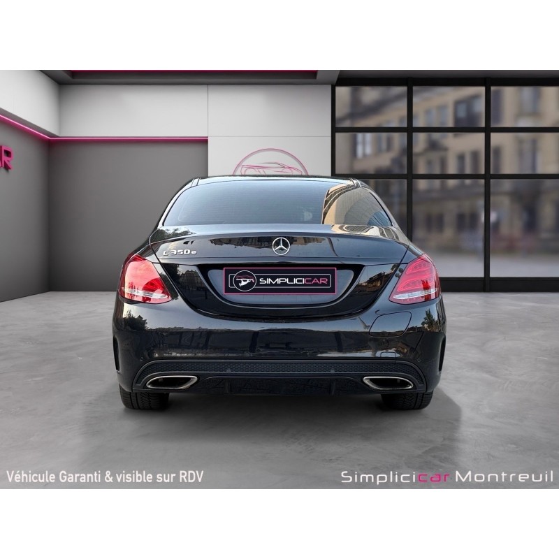 MERCEDES CLASSE C 350 e 7G-Tronic Plus SPORTLNE/GARANTIE 12 MOIS/ ENTRETIEN COMPLET MERCEDES/CAMERA 360/GPS/INTERIEUR CUIR