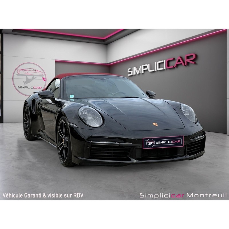 PORSCHE 911 TURBO CABRIOLET S Cabriolet 3.8i 650 PDK/ENTRETIEN PORSCHE/SIEGES CHAUFFANTS/APPLE CARPLAY/BURMESTER/GARANTIE 12...