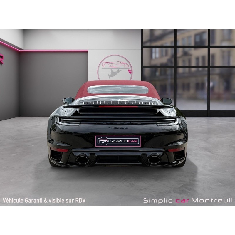PORSCHE 911 TURBO CABRIOLET S Cabriolet 3.8i 650 PDK/ENTRETIEN PORSCHE/SIEGES CHAUFFANTS/APPLE CARPLAY/BURMESTER/GARANTIE 12...
