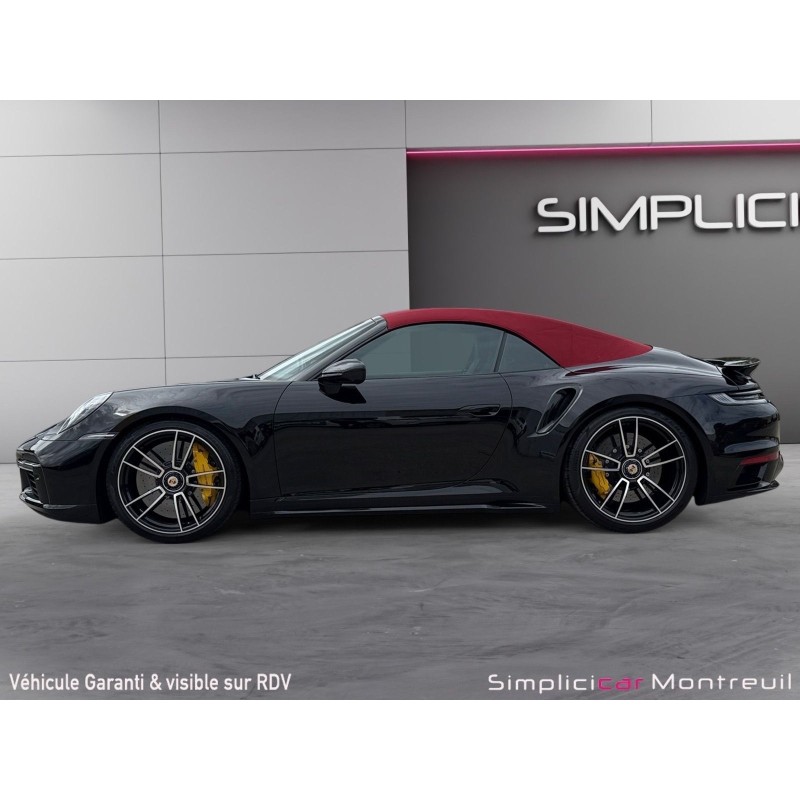 PORSCHE 911 TURBO CABRIOLET S Cabriolet 3.8i 650 PDK/ENTRETIEN PORSCHE/SIEGES CHAUFFANTS/APPLE CARPLAY/BURMESTER/GARANTIE 12...