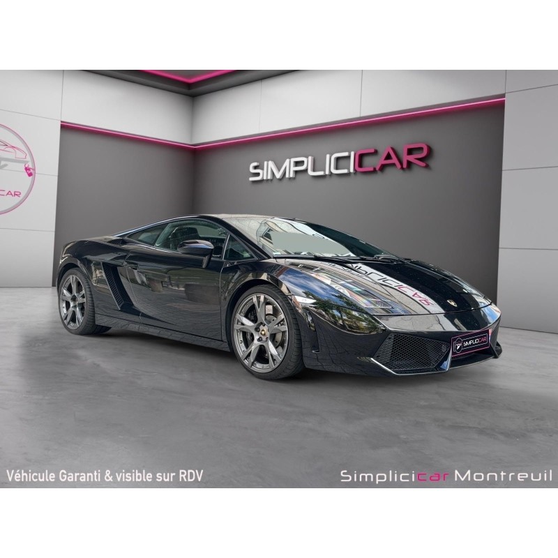LAMBORGHINI GALLARDO 5.0 V10 520cv E-Gear // HISTORIQUE FULL LAMBO // CARPLAY // LIFT // GARANTIE 12 MOIS