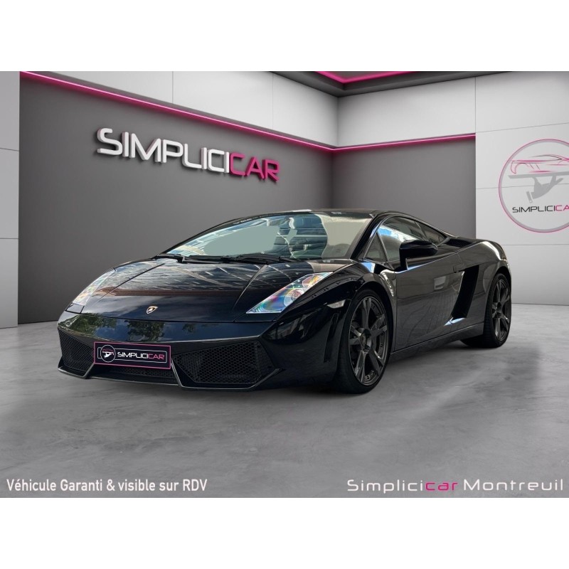 LAMBORGHINI GALLARDO 5.0 V10 520cv E-Gear // HISTORIQUE FULL LAMBO // CARPLAY // LIFT // GARANTIE 12 MOIS