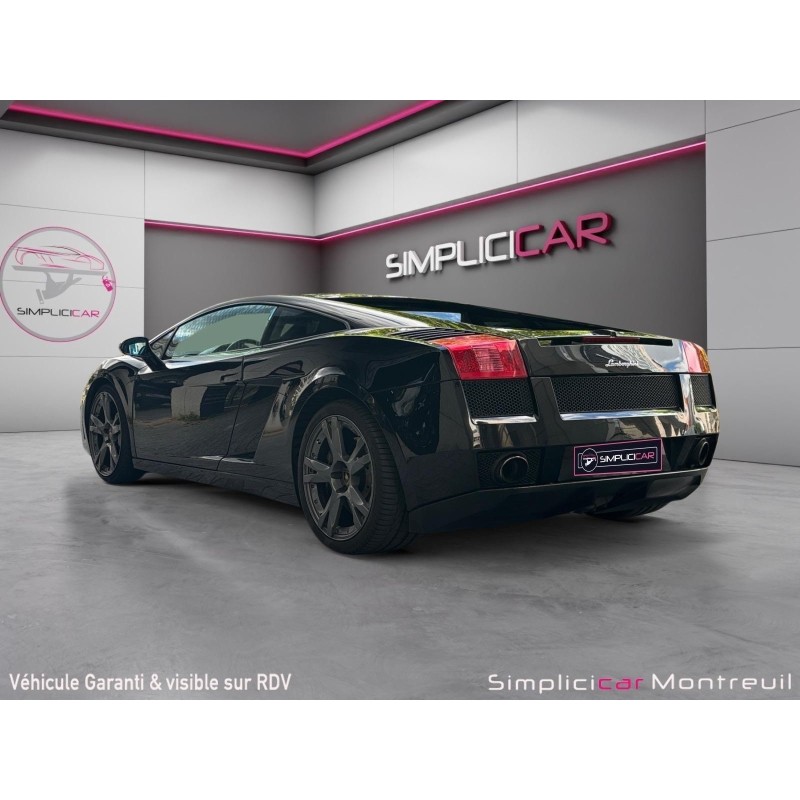 LAMBORGHINI GALLARDO 5.0 V10 520cv E-Gear // HISTORIQUE FULL LAMBO // CARPLAY // LIFT // GARANTIE 12 MOIS