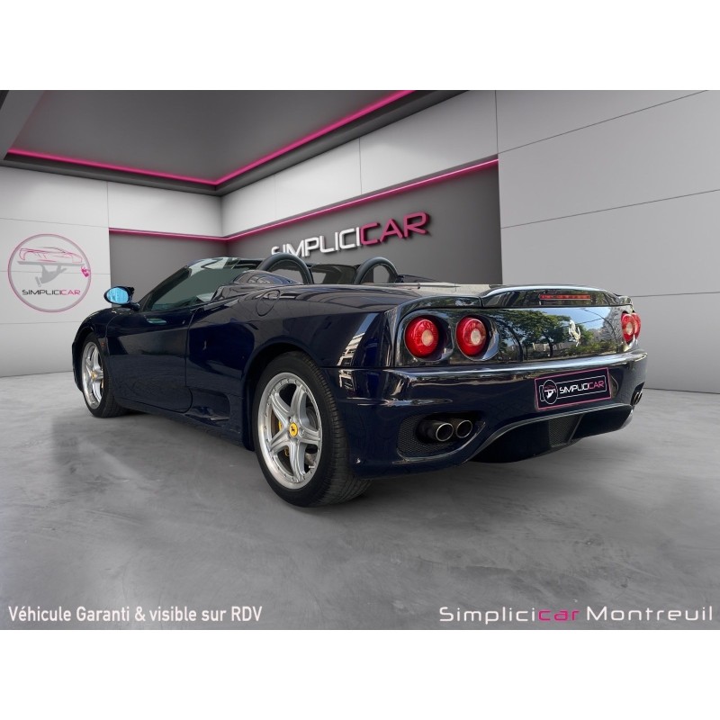 FERRARI 360 MODENA SPIDER CABRIOLET V8 F1, Sort de révision, distribution neuve, LIGNE TUBISTYLE