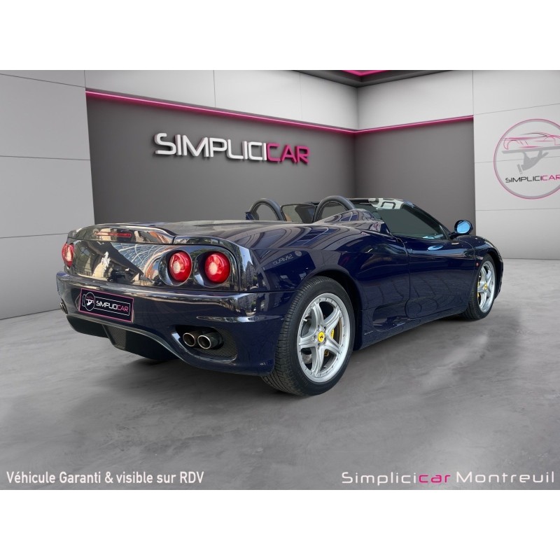 FERRARI 360 MODENA SPIDER CABRIOLET V8 F1, Sort de révision, distribution neuve, LIGNE TUBISTYLE