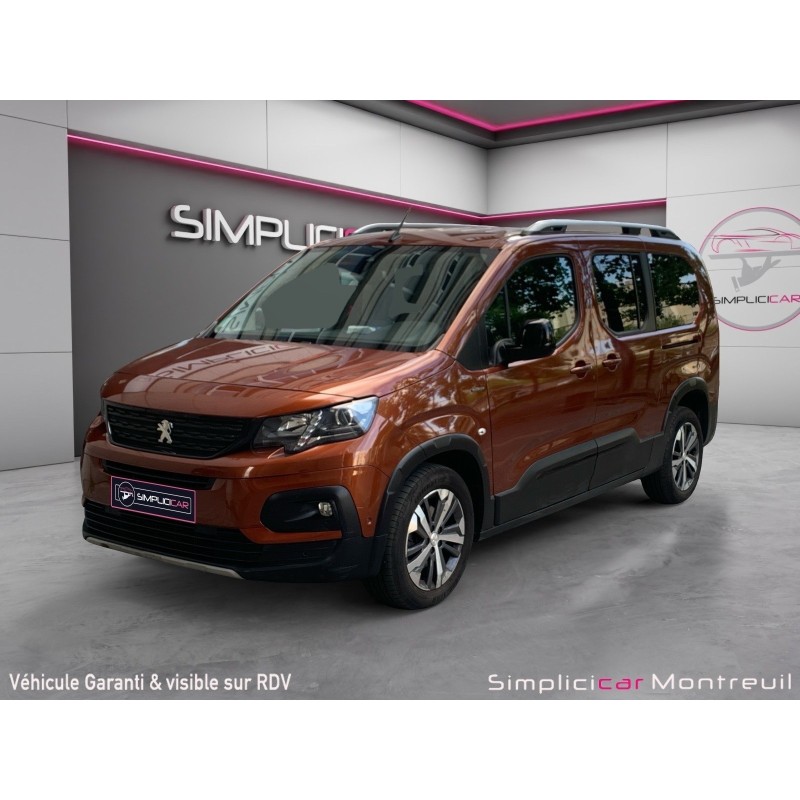 PEUGEOT RIFTER Long BlueHDi 130 SS EAT8 GT Line/ 7 places/ automatique /carplay/camera/garantie 12 mois