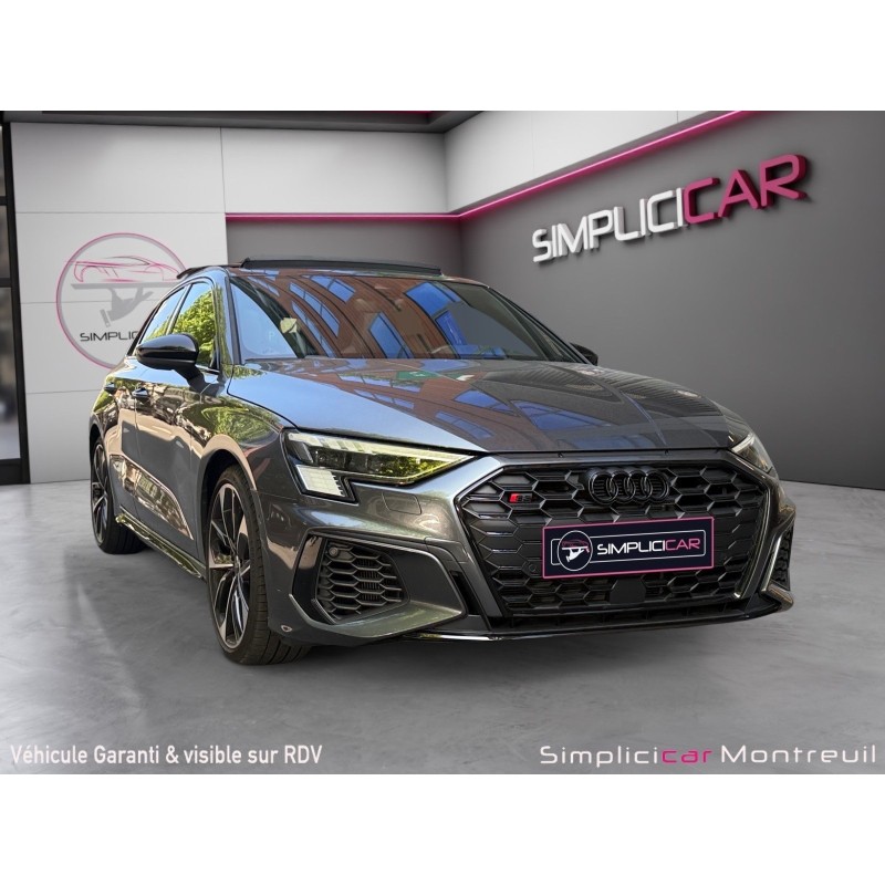 AUDI S3 SPORTBACK TFSI 310 S tronic 7 Quattro/GARANTIE 12 MOIS/FULL/ CARPLAY/CAM2RADE RECUL/INTERIEUR CUIR