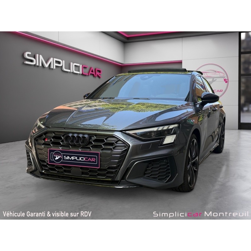 AUDI S3 SPORTBACK TFSI 310 S tronic 7 Quattro/GARANTIE 12 MOIS/FULL/ CARPLAY/CAM2RADE RECUL/INTERIEUR CUIR