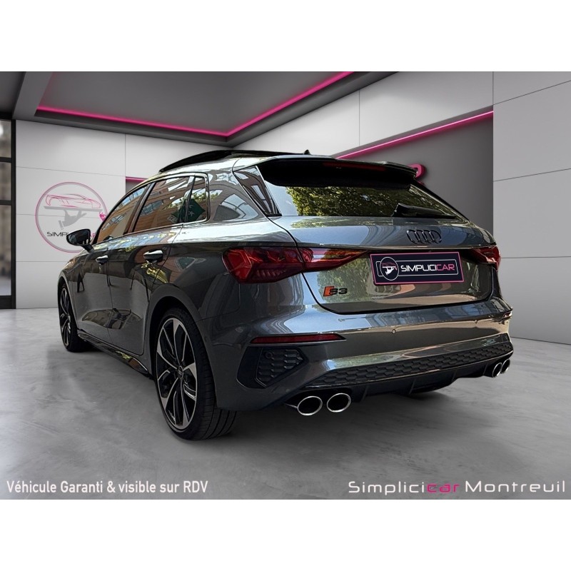 AUDI S3 SPORTBACK TFSI 310 S tronic 7 Quattro/GARANTIE 12 MOIS/FULL/ CARPLAY/CAM2RADE RECUL/INTERIEUR CUIR