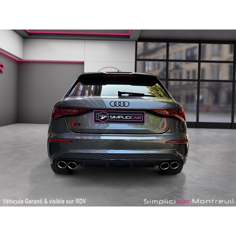 AUDI S3 SPORTBACK TFSI 310 S tronic 7 Quattro/GARANTIE 12 MOIS/FULL/ CARPLAY/CAM2RADE RECUL/INTERIEUR CUIR