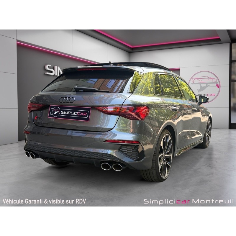 AUDI S3 SPORTBACK TFSI 310 S tronic 7 Quattro/GARANTIE 12 MOIS/FULL/ CARPLAY/CAM2RADE RECUL/INTERIEUR CUIR