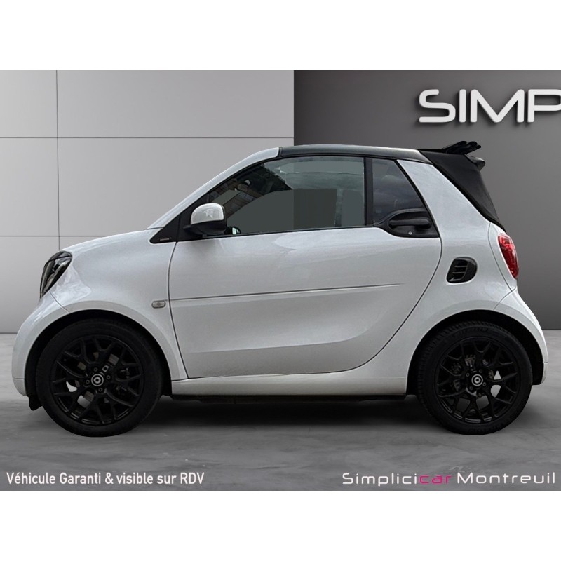 SMART FORTWO COUPE 1.0 71 ch SS Passion/CABRIOLET/GARANTIE 12 MOIS/ENTRETIEN COMPLET/CARLAY/ECHAPPEMENT SPORT