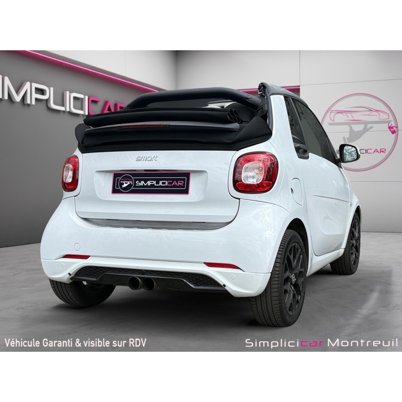 SMART FORTWO COUPE 1.0 71 ch SS Passion/CABRIOLET/GARANTIE 12 MOIS/ENTRETIEN COMPLET/CARLAY/ECHAPPEMENT SPORT
