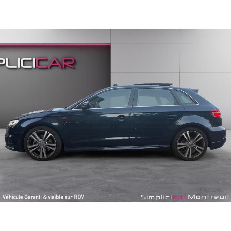 AUDI A3 SPORTBACK 2.0 TFSI 190 S tronic 7 S Line FULL OPTIONS/GARANTIE 12 MOIS/VIRTUAL COKPIT/INTERIEUR CUIR/BANG...