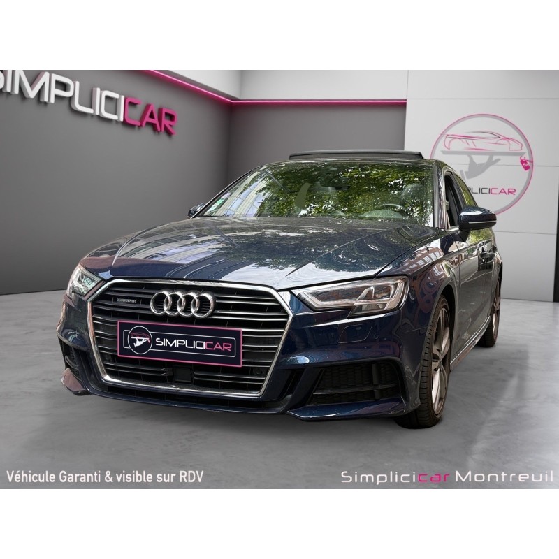 AUDI A3 SPORTBACK 2.0 TFSI 190 S tronic 7 S Line FULL OPTIONS/GARANTIE 12 MOIS/VIRTUAL COKPIT/INTERIEUR CUIR/BANG...