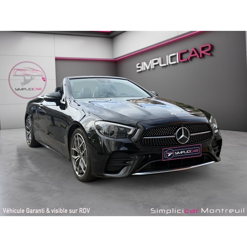 MERCEDES CLASSE E CABRIOLET 220 d 9G-Tronic AMG Line/garantie, entretien constructeur/burmester/360°
