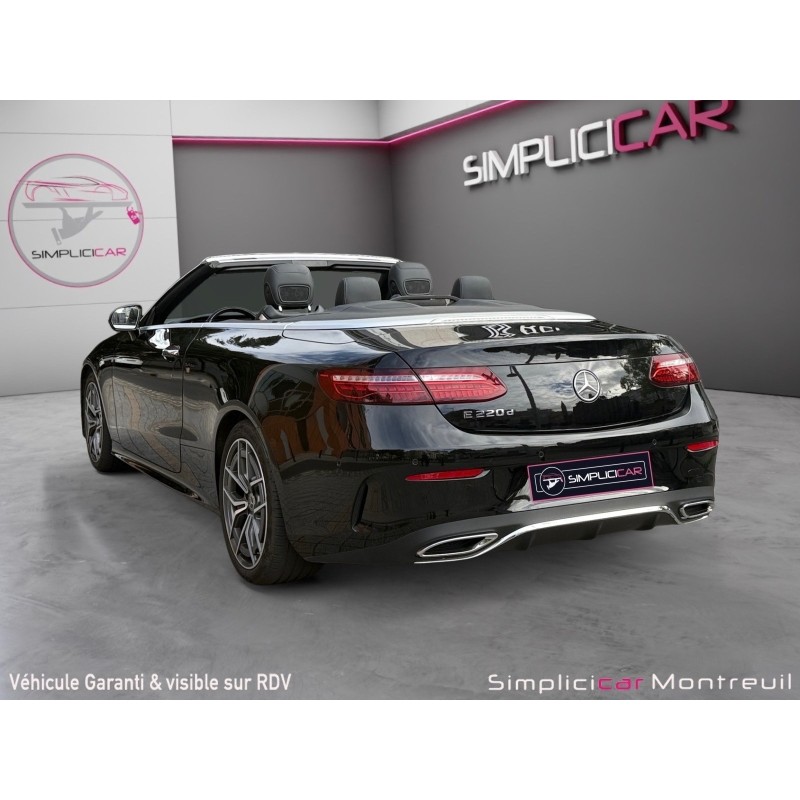 MERCEDES CLASSE E CABRIOLET 220 d 9G-Tronic AMG Line/garantie, entretien constructeur/burmester/360°