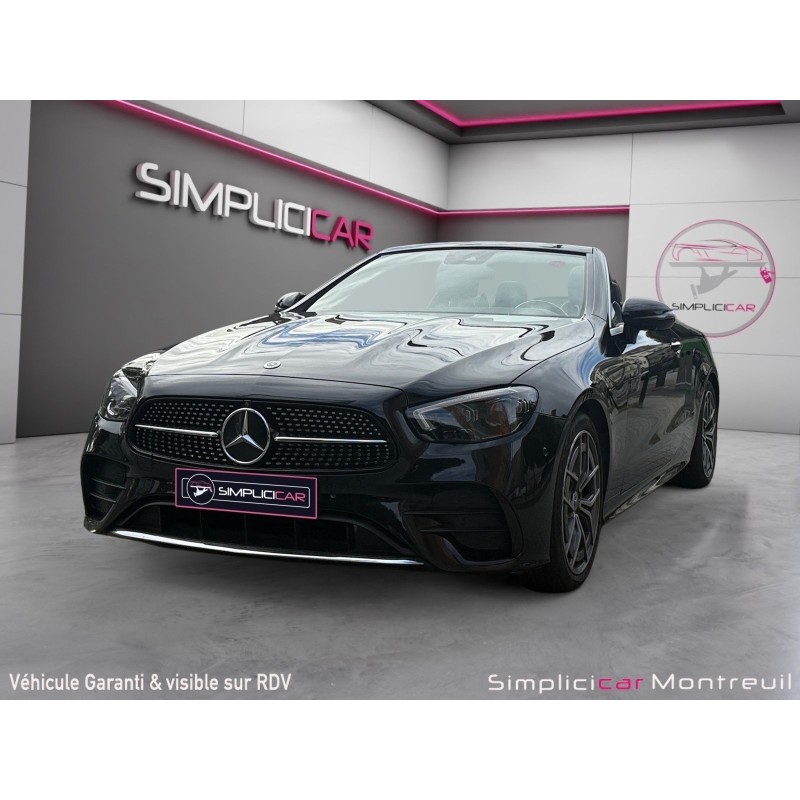 MERCEDES CLASSE E CABRIOLET 220 d 9G-Tronic AMG Line/garantie, entretien constructeur/burmester/360°