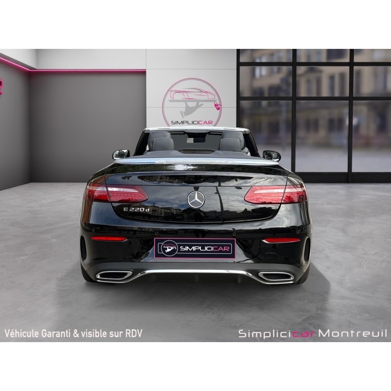 MERCEDES CLASSE E CABRIOLET 220 d 9G-Tronic AMG Line/garantie, entretien constructeur/burmester/360°