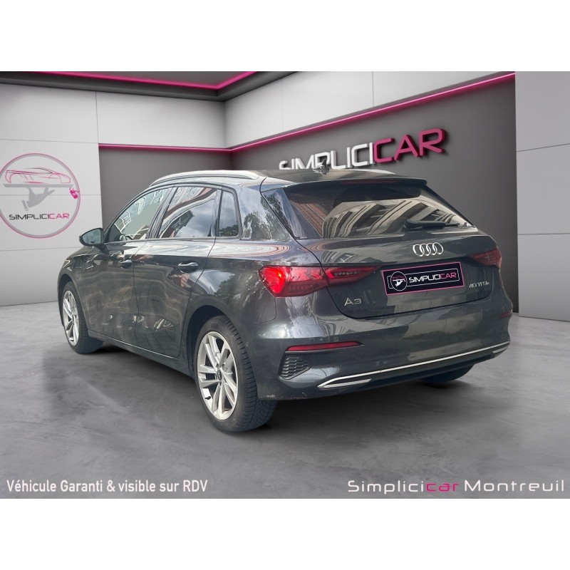 AUDI A3 SPORTBACK 40 TFSIe 204 S tronic 6 Design Luxe, APPLE CARPLAY, SIEGES CHAUFFANTS, ELECTRIQUE,