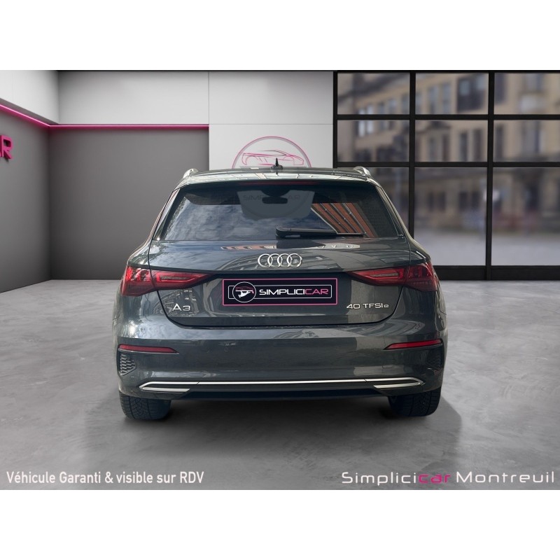 AUDI A3 SPORTBACK 40 TFSIe 204 S tronic 6 Design Luxe, APPLE CARPLAY, SIEGES CHAUFFANTS, ELECTRIQUE,