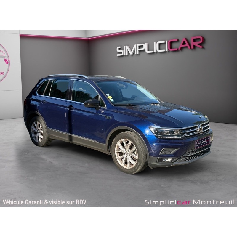 VOLKSWAGEN TIGUAN 2.0 TDI 150 BlueMotion Technology DSG7 R Line/garantie 12 mois/toitouvrant/cockpit