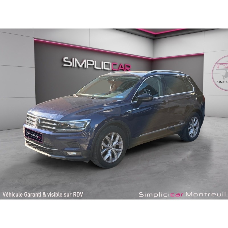 VOLKSWAGEN TIGUAN 2.0 TDI 150 BlueMotion Technology DSG7 R Line/garantie 12 mois/toitouvrant/cockpit