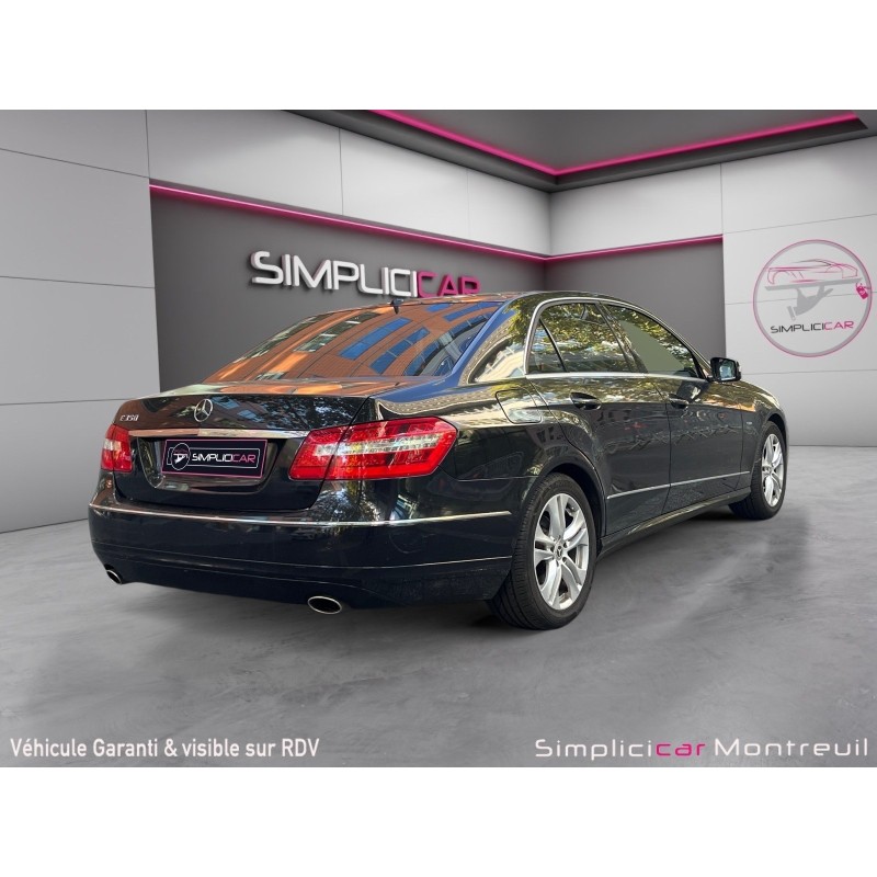 MERCEDES CLASSE E 350 CDI BlueEfficiency Avantgarde Executive A ENTRETIEN COMPLET