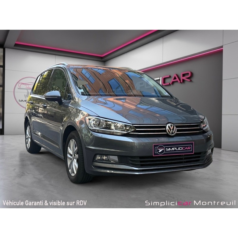 VOLKSWAGEN TOURAN 1.4 TSI 150 BMT DSG7 7pl Confortline/garantie 12 mois/7places/carplay/caméra