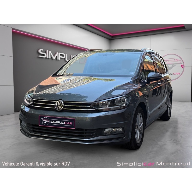 VOLKSWAGEN TOURAN 1.4 TSI 150 BMT DSG7 7pl Confortline/garantie 12 mois/7places/carplay/caméra