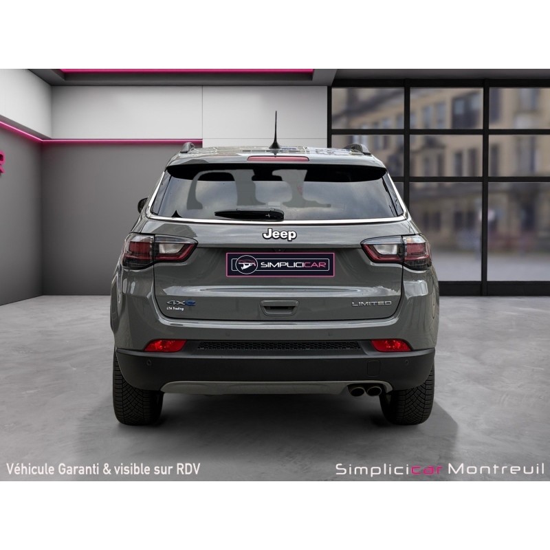 JEEP COMPASS 1.3 PHEV T4 190 ch 4xe eAWD Limited/garantie 12 mois/carplay/caméra
