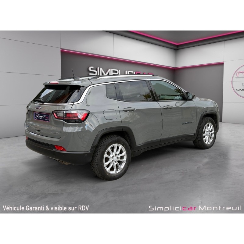 JEEP COMPASS 1.3 PHEV T4 190 ch 4xe eAWD Limited/garantie 12 mois/carplay/caméra