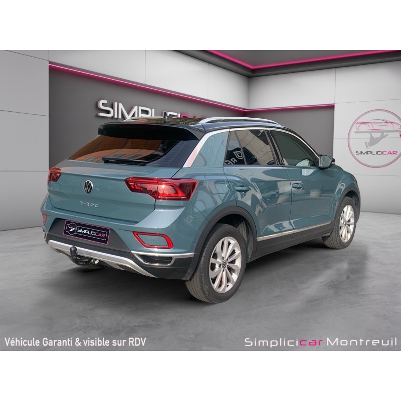 VOLKSWAGEN T-ROC 2.0 TDI 150 Start/Stop DSG7 Style  CAMERA APPLE CARPLAY MATRIX LED  GARANTIE 12 MOIS