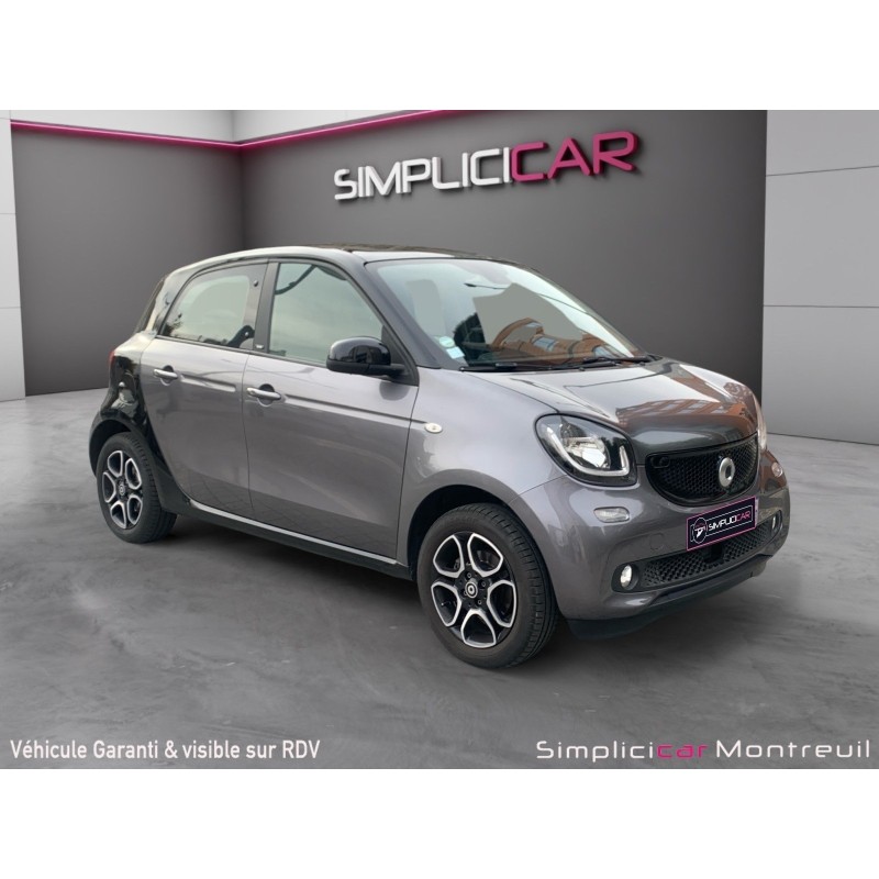 SMART FORFOUR 0.9 90 ch SS BA6 Prime CAMERA CUIR TOIT PANORAMIQUE SIEGE CHAUFFANT GARANTIE 12 MOIS